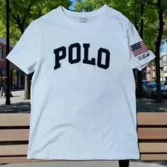 POLO RALPH LAUREN ポロラルフローレン 星条旗 ロゴ S