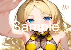 A4サイズアートポスター 1点もの 美女ポスター最高品質 E- I-３３