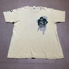 Unknown 半袖　tシャツ　薄黄色　企業　Microsoft L