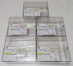【週末SALE】ダイソー 壁にも付けられるディスプレイケース 2段 5個セット