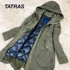 TATRAS 2wayモッズコート ダウンライナー付 ダウン95% カーキ 1