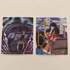 ワンピース カードマグネット　2枚セット モンキー・D・ルフィ カイドウ