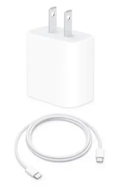 純正・新品［20W USB-C 電源アダプタ）＋ USB-Cケーブ］iPad