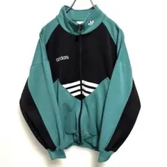 80s90s adidasアディダストラックジャケットジャージ ミントグリーン