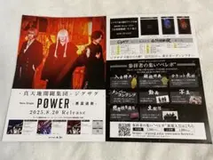 真天地開闢集団ジグザグ　P0WER -悪霊退散- フライヤー 2枚セット
