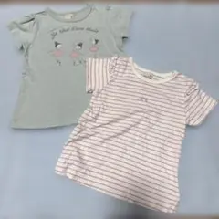 petit main プティプラ　Ｔシャツ 2枚セット　90cm