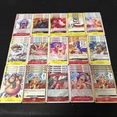 ワンピース no.4941 赤黄ベロベティ　デッキパーツ　15種60枚