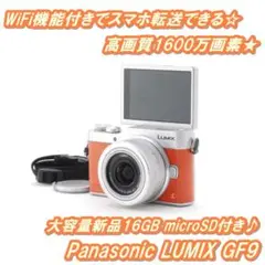 ★ 4K撮影!スマホ転送&自撮★ Panasonic LUMIX GF9 ★