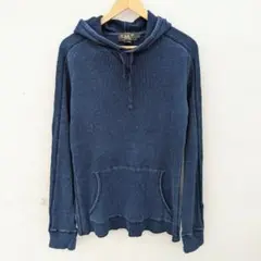 RRL ラルフローレン スウェット フーディー S インディゴ ワッフル地