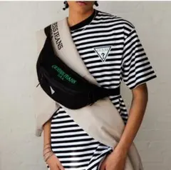 未使用　GUESS ゲス　グリーンレーベル　ボーダーTシャツ