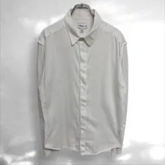 A4》Phillip Limフィリップリム　 袖切替　長袖シャツ シンプル白M