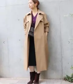 VERMEIL par iena ウールギャバジン トレンチコート