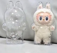 【高品質】ラブブ Labubu 専用クリアケース スタンド 2個 新品未使用