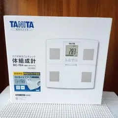 【新品未使用品/限定 マスク付き】ホワイト タニタ体組成計 BC-764-WH