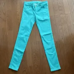 Lee ターコイズ スキニーパンツ