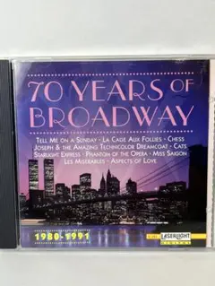 【CD】70 YEARS OF BROADWAY 1980-1991/ 3104