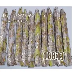 【送料込み！】㉗　ミニ　折り鶴　100羽　トレーシングモダン　ライトグリーン