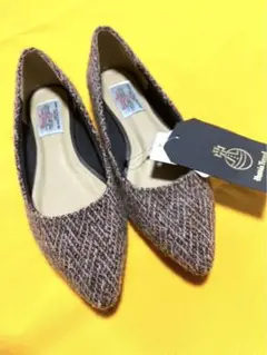 【新品未使用】【ハリスツイード】Mサイズ　パンプス　タグ付