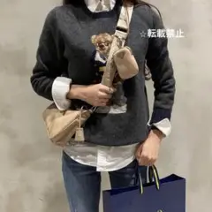 ラルフローレン ポロベア ニット ダークグレー