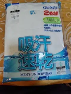 GUNZE 吸汗速乾 Lサイズ 2枚組