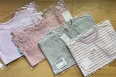 新品未使用☆130 半袖Tシャツ４枚セット☆未開封　女の子　夏休み