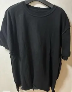 Riche&glamour 黒 Tシャツ 半袖