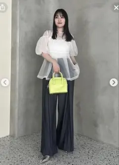 FRAY I.D ドロップショルダーパフスリーブチュニック
