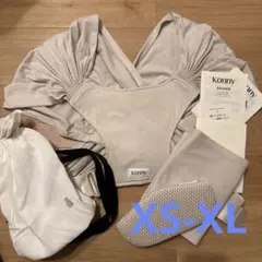 コニー Konny フレックス 抱っこ紐 XS-XL ベージュ ヘッドサポート付