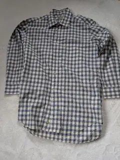 Aquascutum チェック柄 長袖シャツ Lサイズ