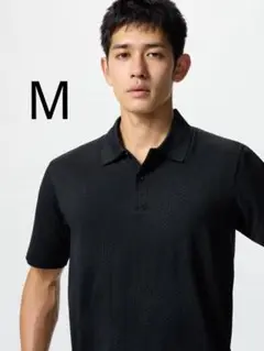 ★新品未使用★ UNIQLO ドライEX ポロシャツ ガラ メンズ Mサイズ