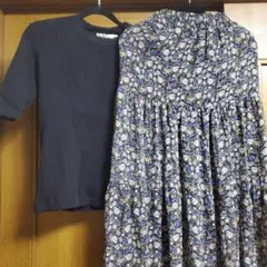 moussy トップス 花柄スカートM セット