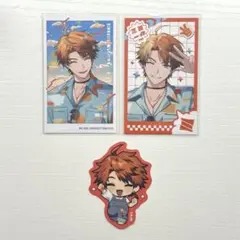 北見遊征　チェキ　ステッカー　3枚セット