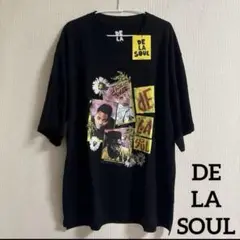 在庫ラスト❣️ DE LA SOUL★半袖Tシャツ ★ブラック ［Lサイズ］
