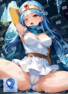 【まとめ買い割引対象】0162　アートポスター　A4サイズ　美女