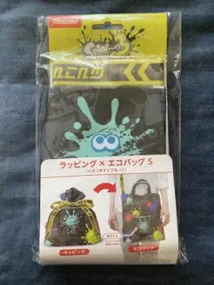 スプラトゥーン3 ラッピング×エコバッグ S イカ ライトブルー　斜めがけ