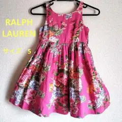 【新品タグ付】RalphLauren ラルフローレン 花柄 ワンピース 115