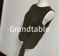 【美品】GrandTable グランターブル ノースリーブ トップス ブラウス
