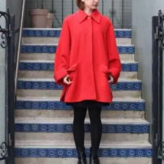 CELINE セリーヌモヘア混ウールオーバーコート