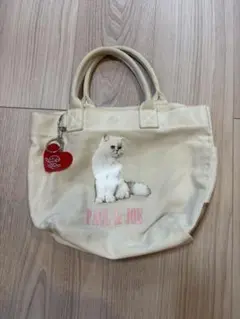 PAUL & JOE 猫刺繍トートバッグ
