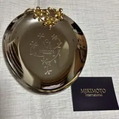 Mikimoto ジュエリートレイ 花モチーフ 箱付き