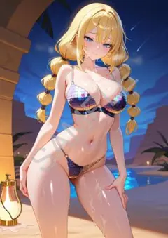 アートポスター A4 AI 美女 イラスト G0271