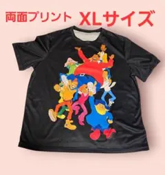アニメキャラクター 両面プリント Tシャツ
