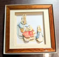 John Ellam ウサギの家族 絵画