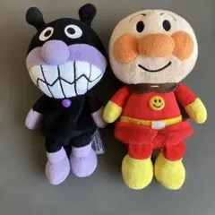 アンパンマン バイキンマン ぬいぐるみ2体セット