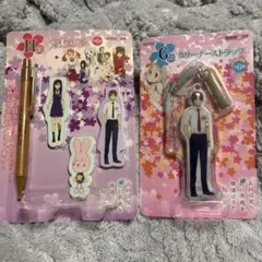 あの花　文具セット、クリーナーストラップ