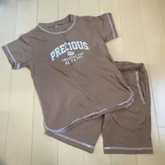 ブラウン Tシャツ ショートパンツセット 130 セットアップ