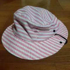 ストライプフラミンゴバケットハット