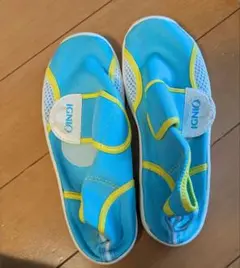 IGNIO 水遊び用シューズ 22cm 水色/黄色