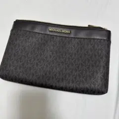 MICHAEL KORS 黒 クラッチバッグ