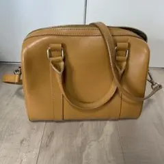 ROPÉ からし色ベージュ ハンドバッグ
